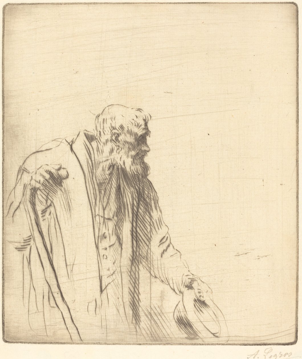 Mendigo de Alphonse Legros