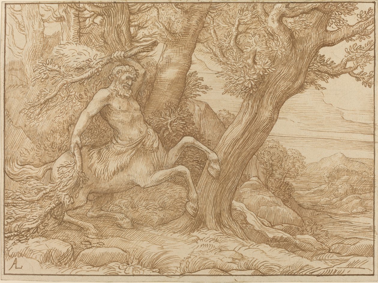 Centauro con Ramas de Alphonse Legros