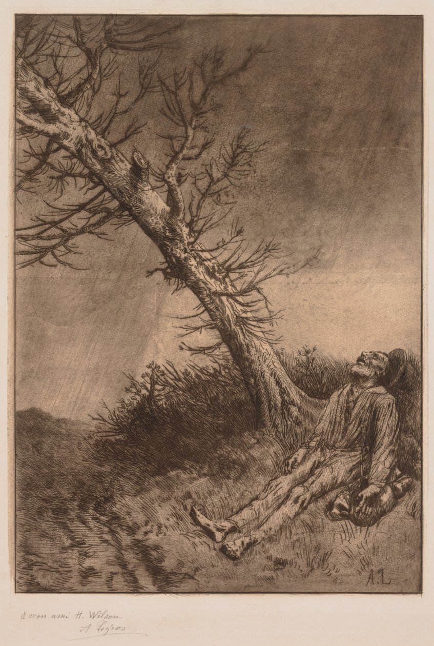 Muerte de un vagabundo de Alphonse Legros