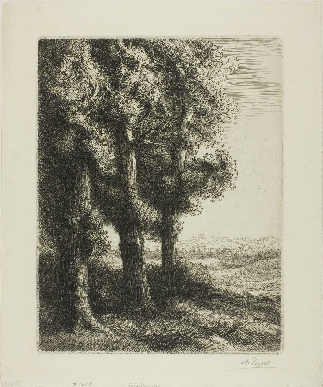 Borde de un Bosque de Alphonse Legros
