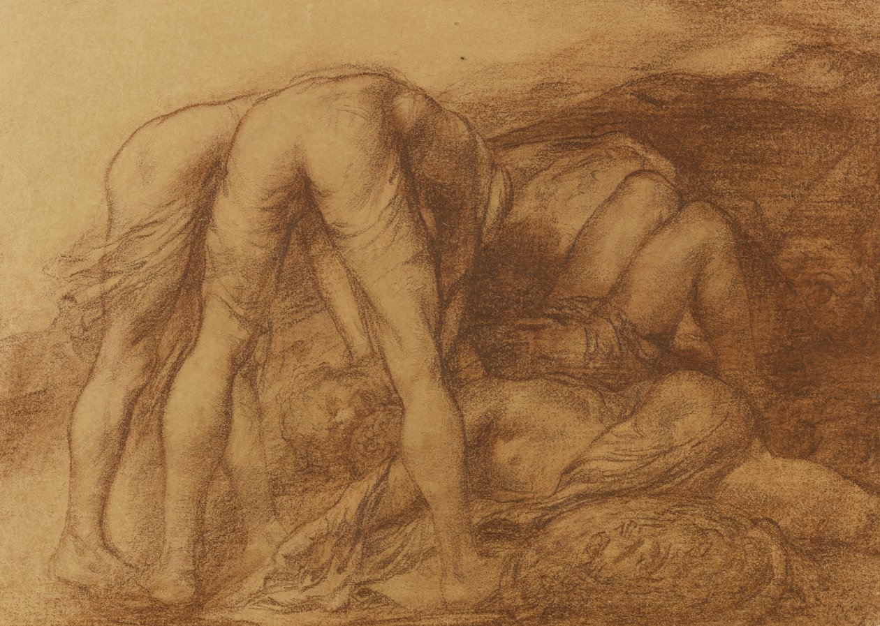 Figuras sacando soldados muertos de Alphonse Legros