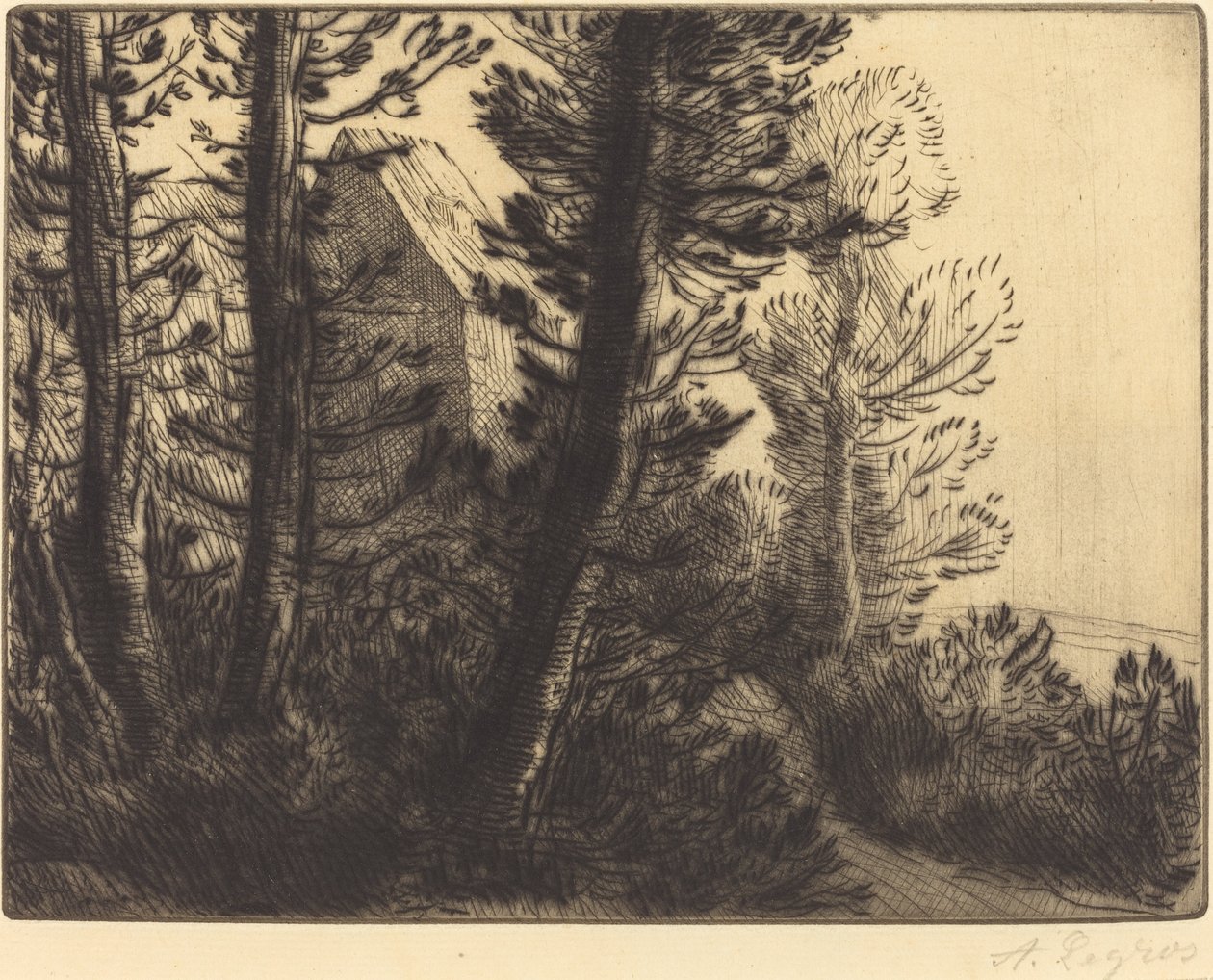 Casa del guardia de Alphonse Legros