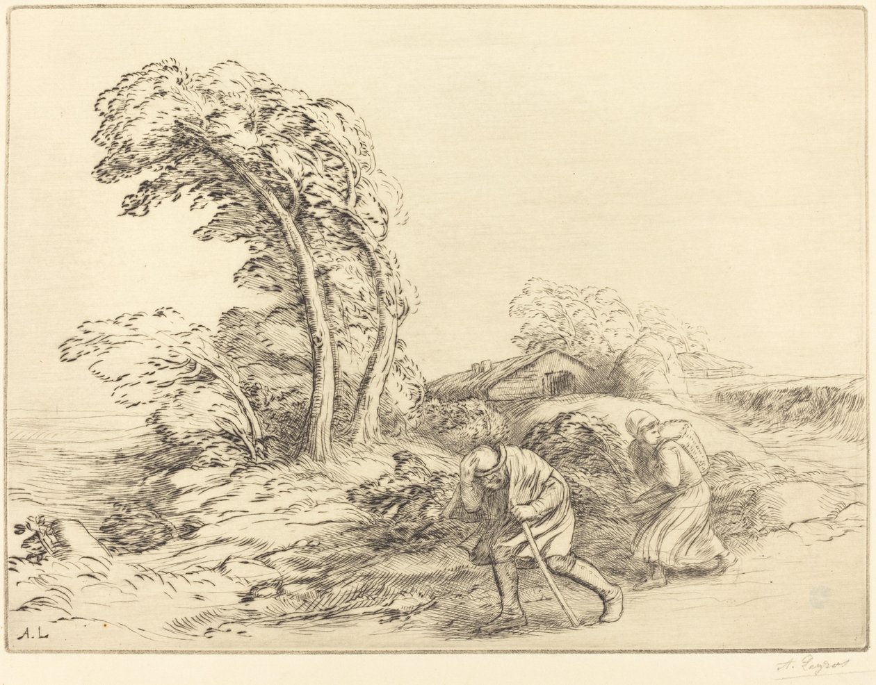 Ráfaga de viento de Alphonse Legros