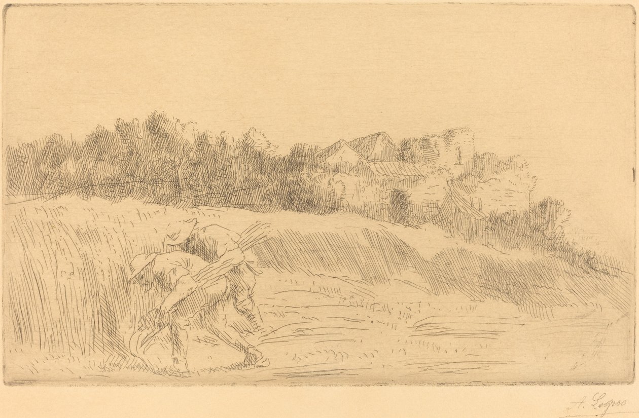 Cosechadores (Les moissoneurs) de Alphonse Legros