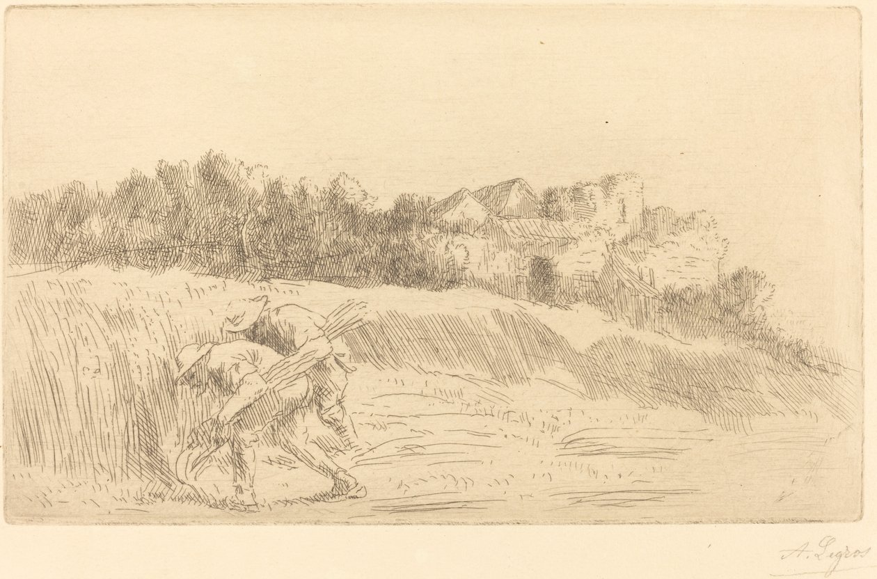 Cosechadores Les moissoneurs de Alphonse Legros