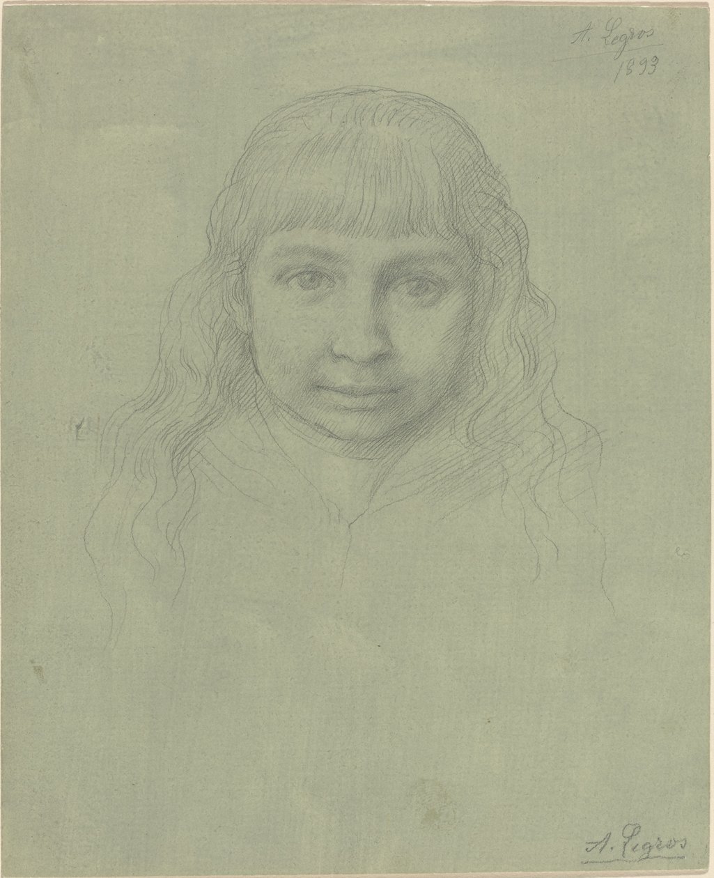 Cabeza de un Niño de Alphonse Legros