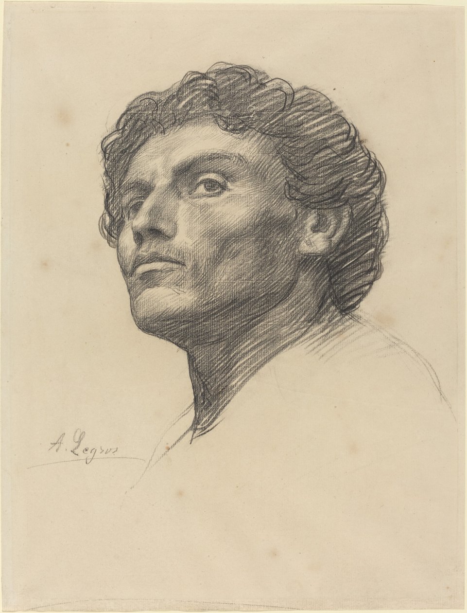 Cabeza de un Hombre de Alphonse Legros