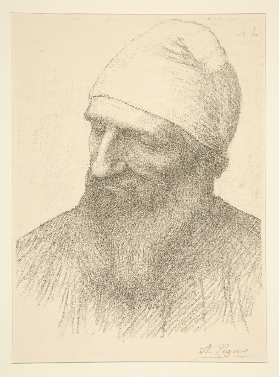 cabeza de un hombre de Alphonse Legros