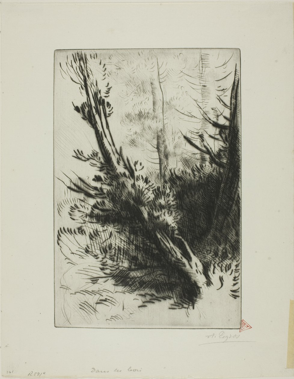 En un bosque de Alphonse Legros