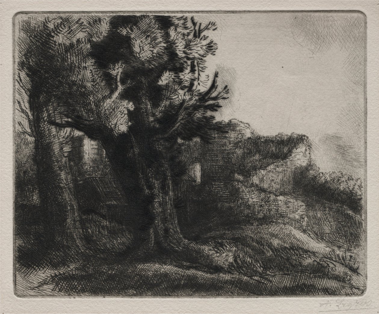 En las ruinas de Alphonse Legros