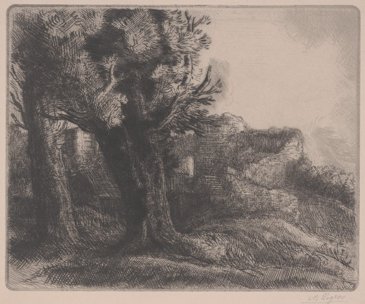 En las ruinas de Alphonse Legros
