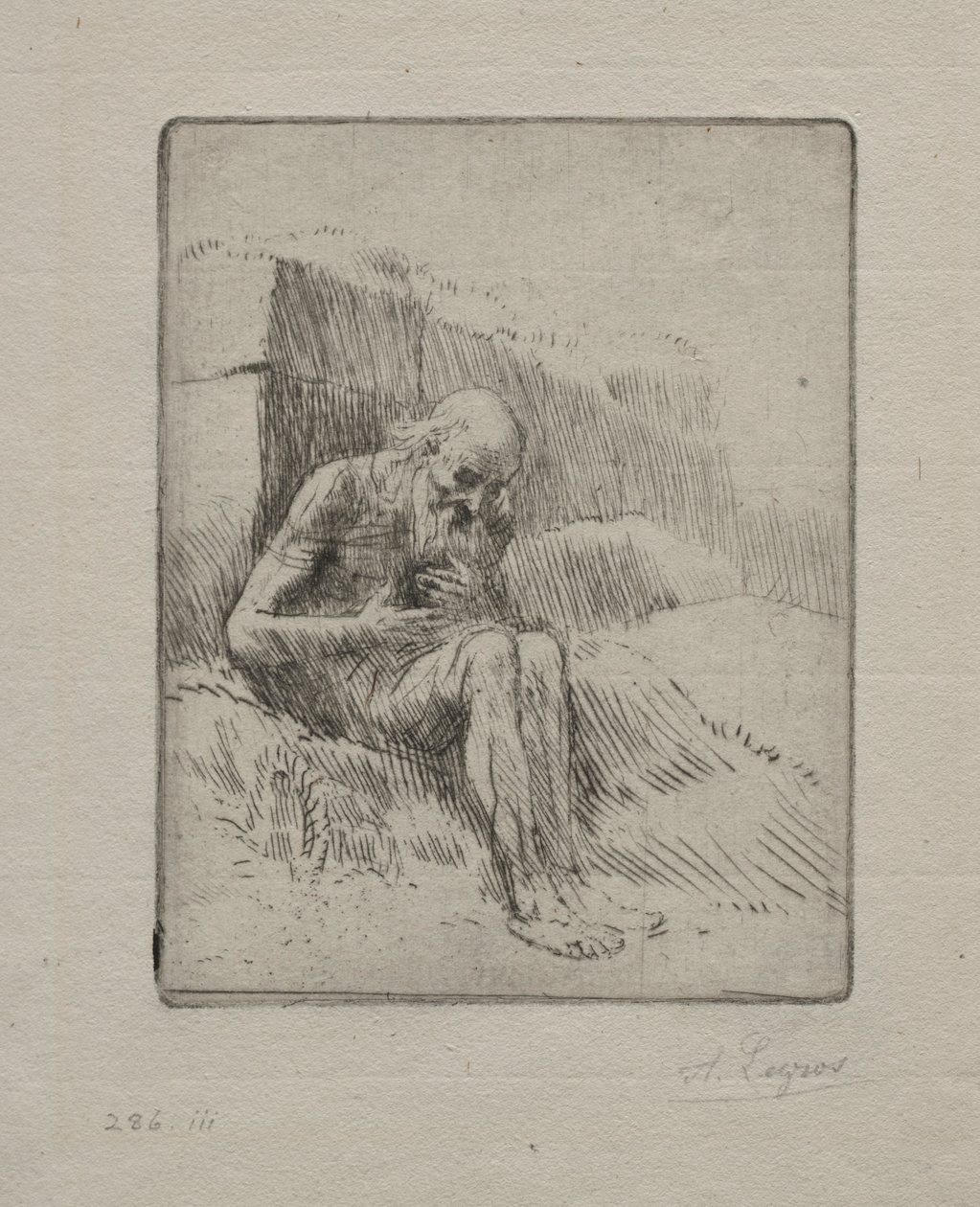 Job 2ª Placa de Alphonse Legros