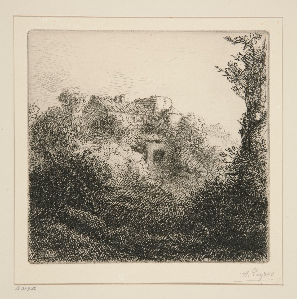 La granja en la colina de Alphonse Legros