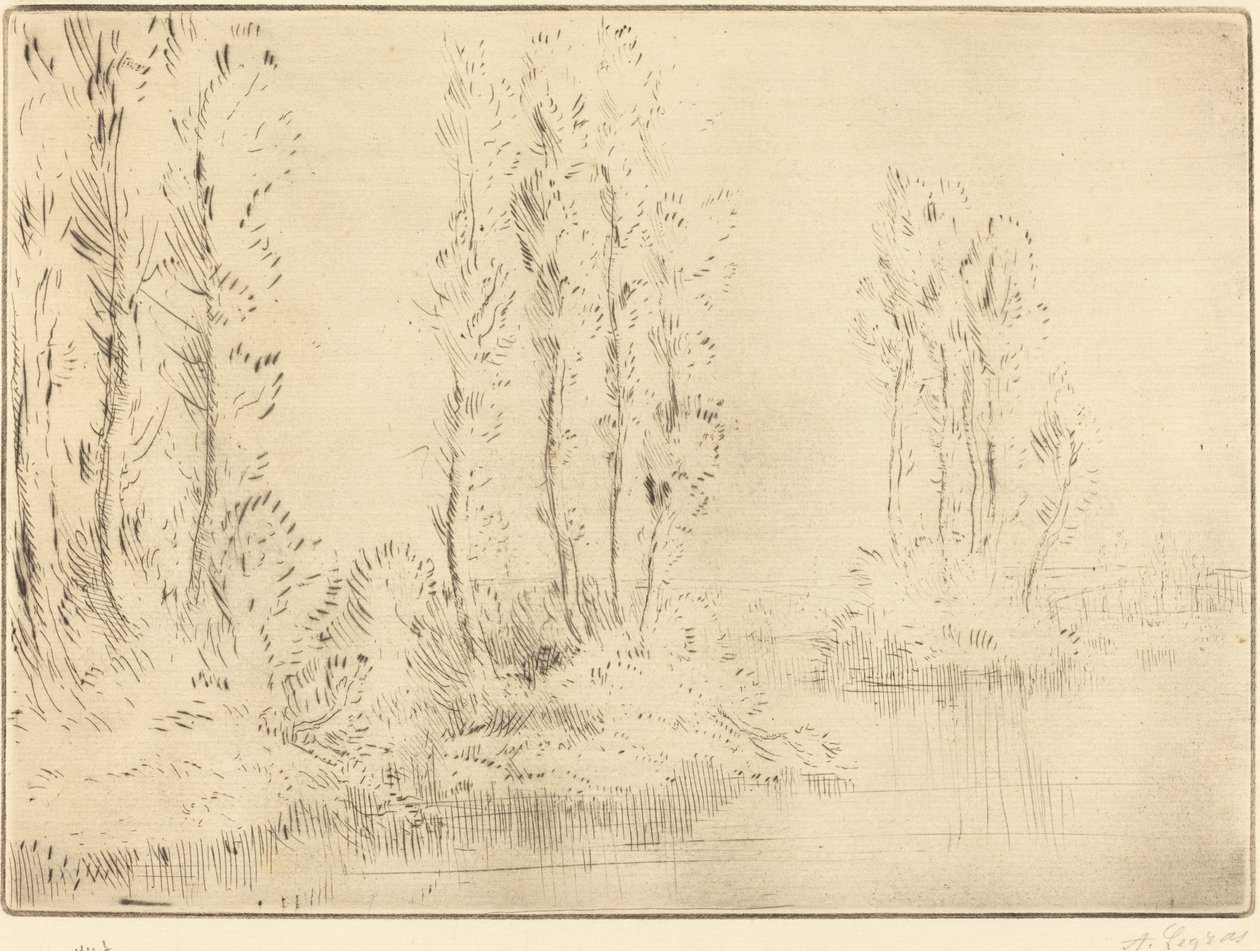 Paisaje de Alphonse Legros