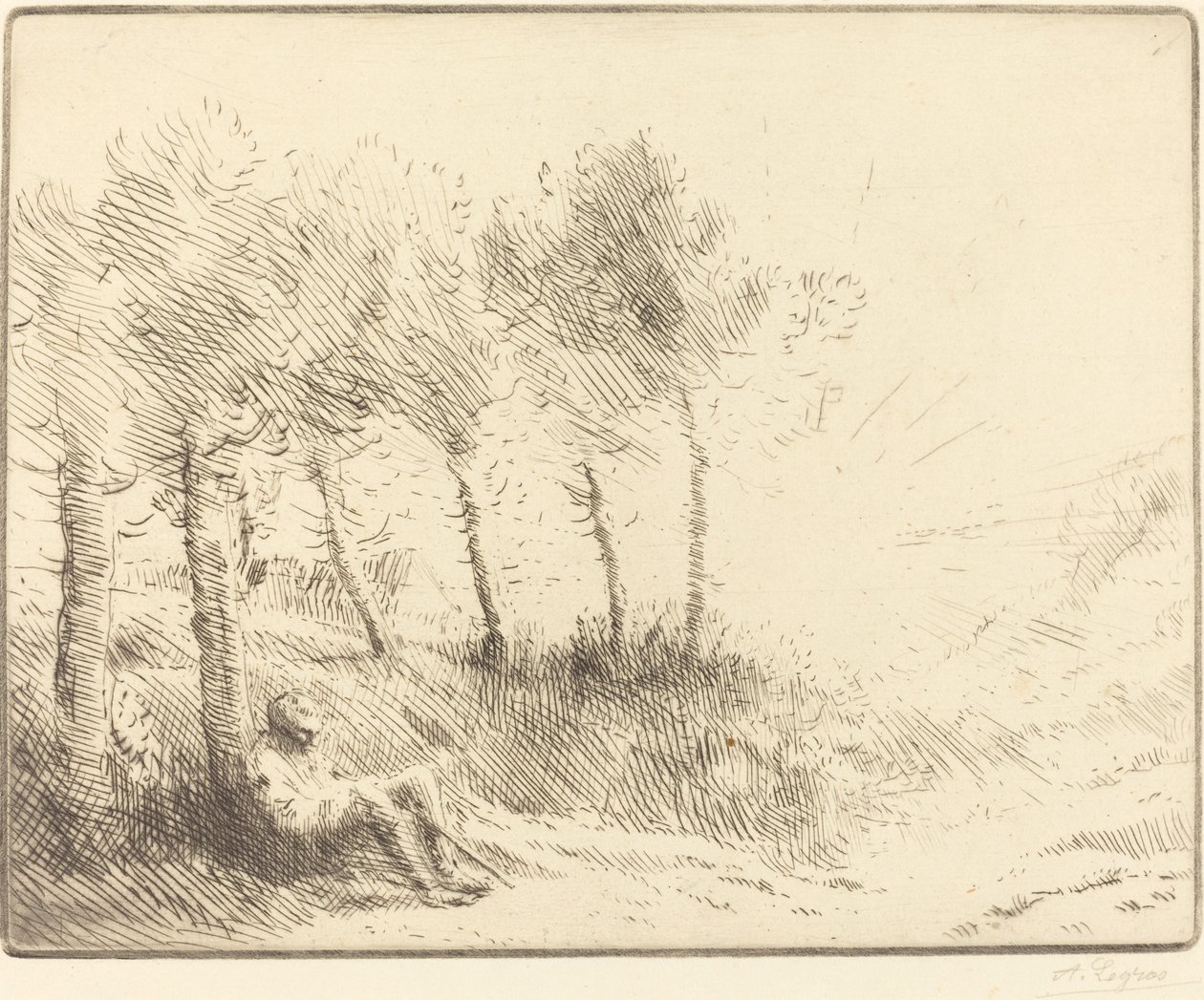 Paisaje de Alphonse Legros