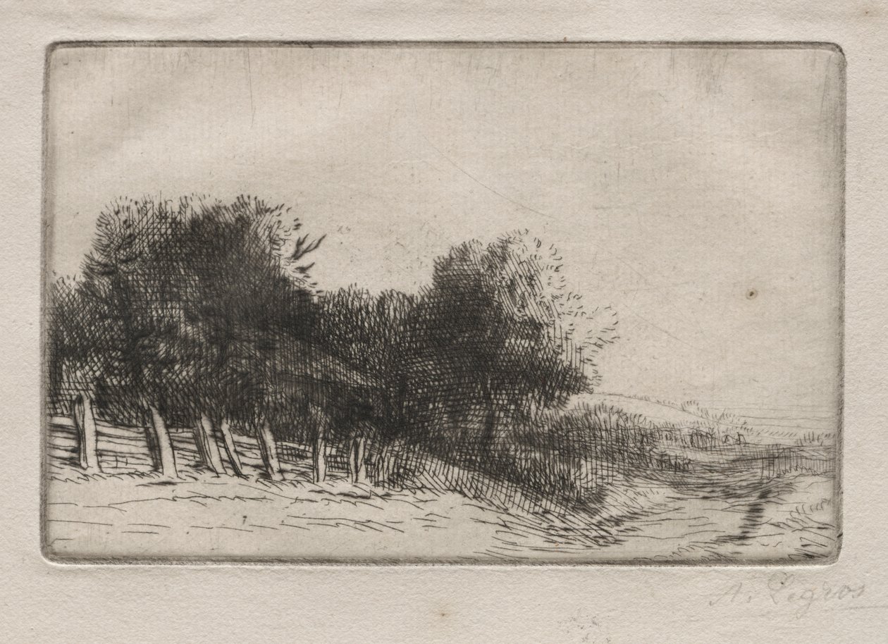 Paisaje de Alphonse Legros