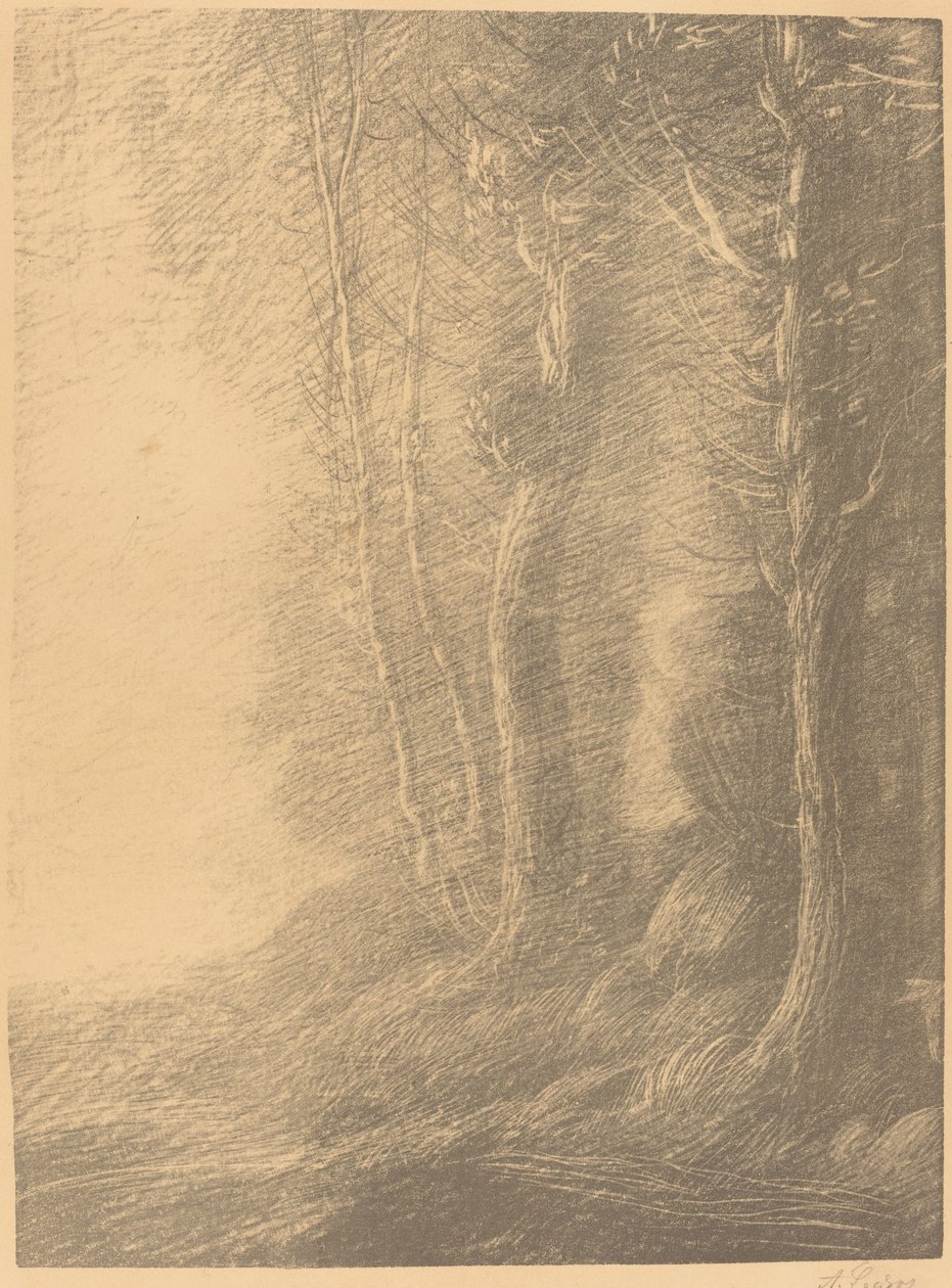 Paisaje de Alphonse Legros