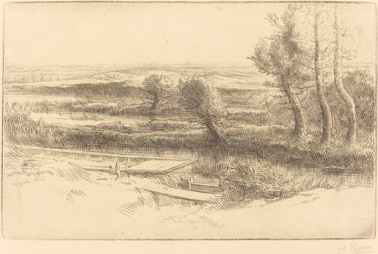 Paisaje de Alphonse Legros