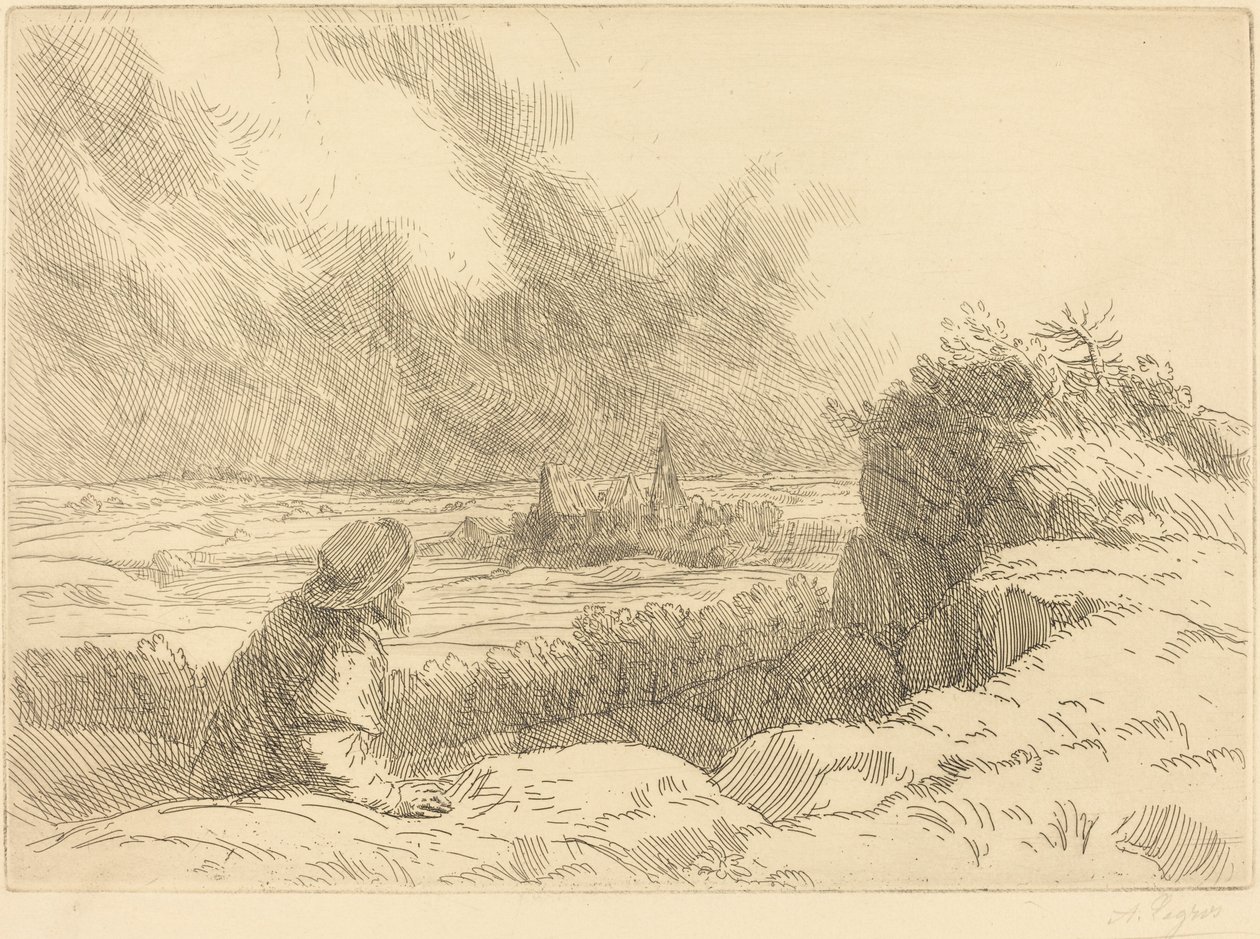 Paisaje de Alphonse Legros