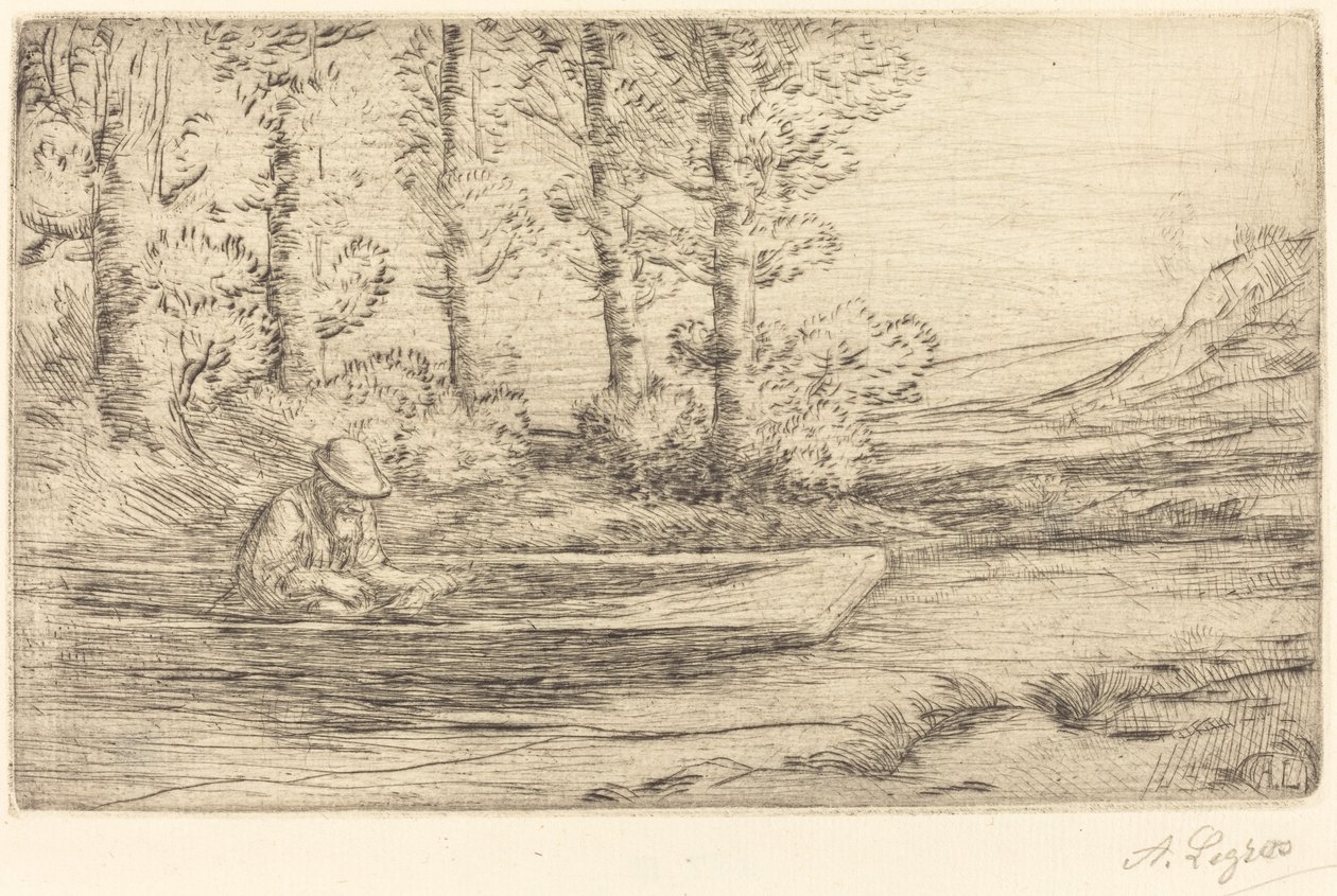 Paisaje de Alphonse Legros