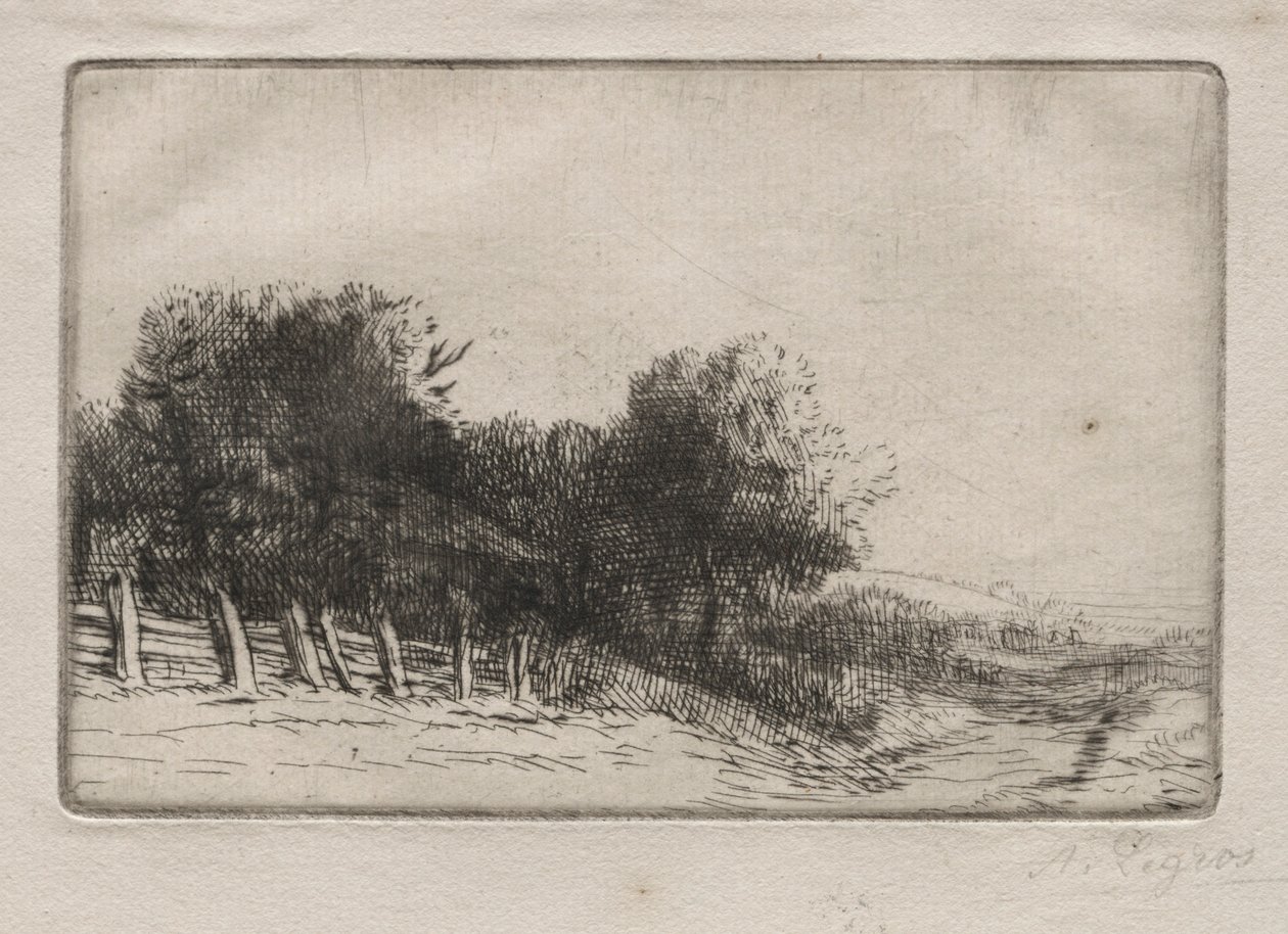 Paisaje Un paisaje de Alphonse Legros