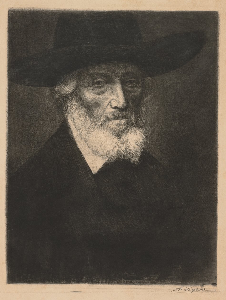 Gran retrato de Thomas Carlyle de Alphonse Legros