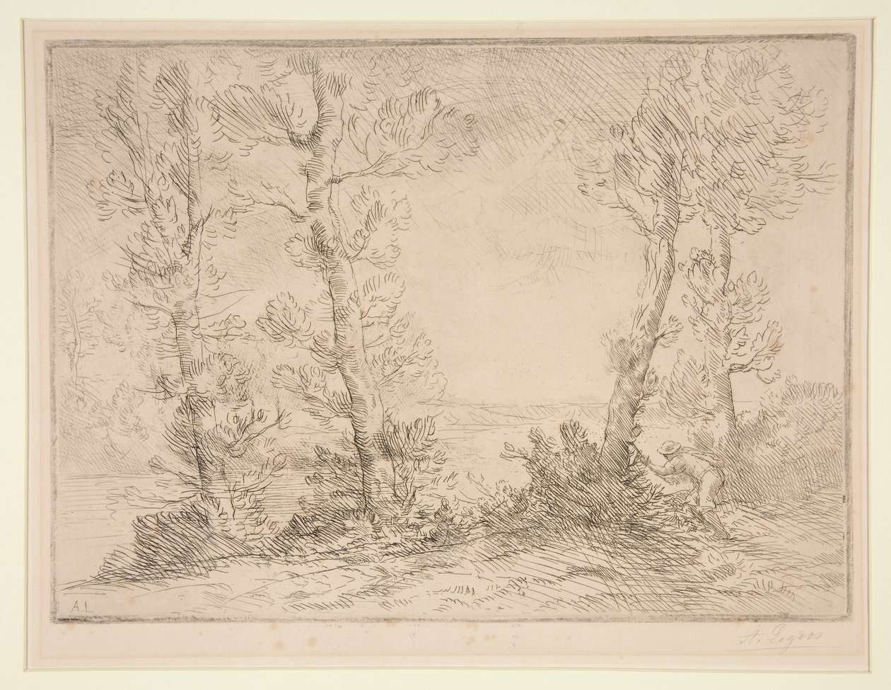 El pescador de salmones de Alphonse Legros