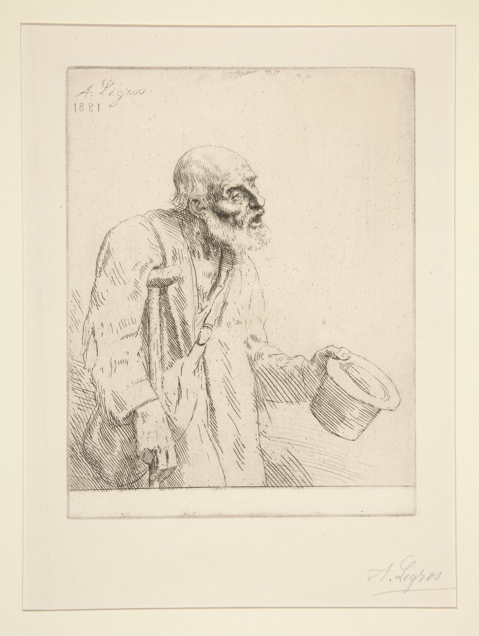 El Mendigo (Mendigo) de Alphonse Legros