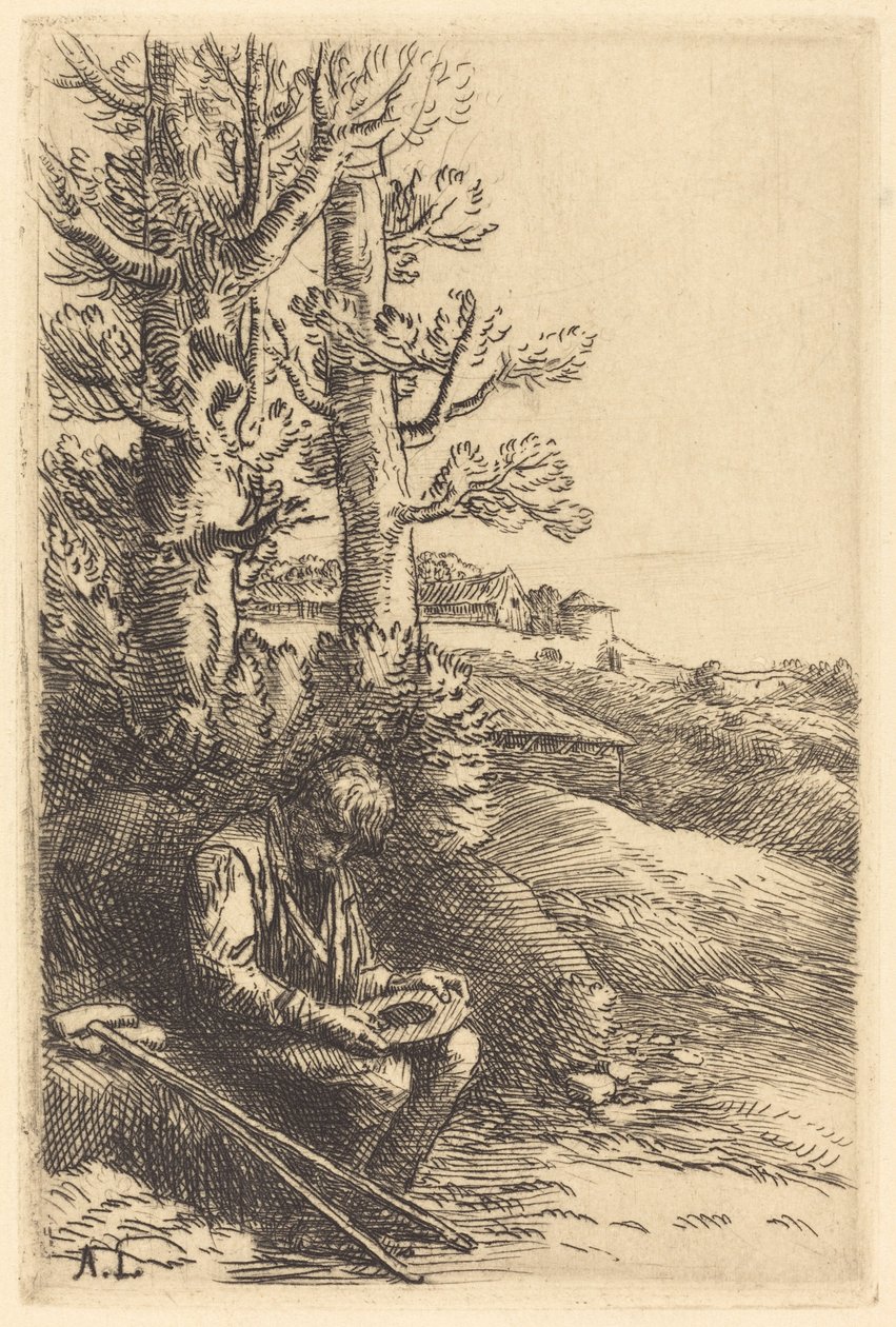Pequeño Mendigo de Alphonse Legros