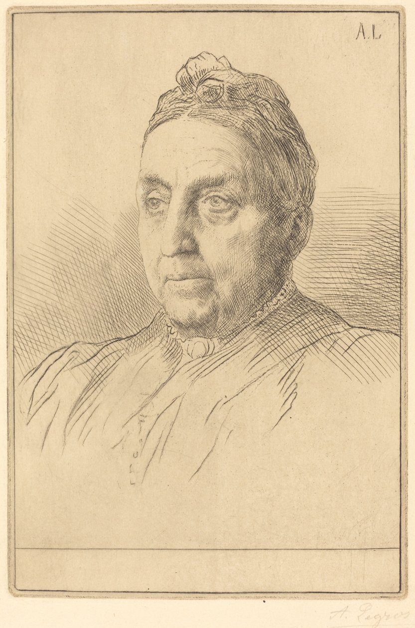 Mme. Kemp, 4ta placa de Alphonse Legros