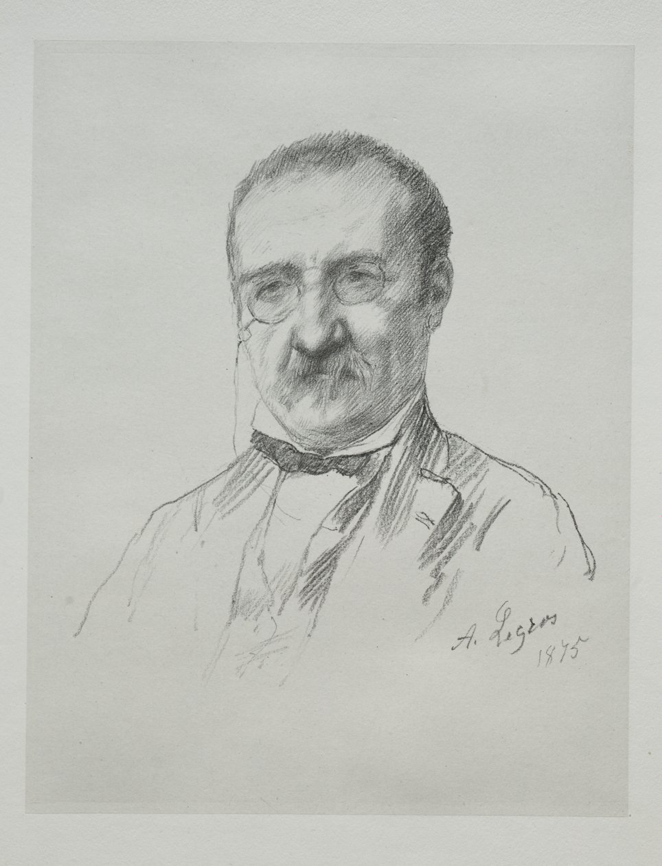 Sr. Champfleury, 1875 de Alphonse Legros
