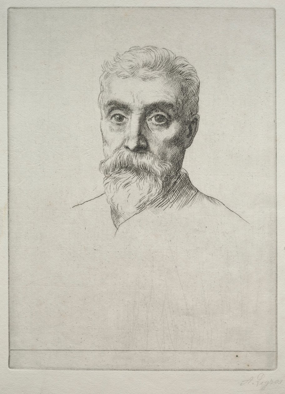 Retrato de Sir Hiram S. Maxim de Alphonse Legros