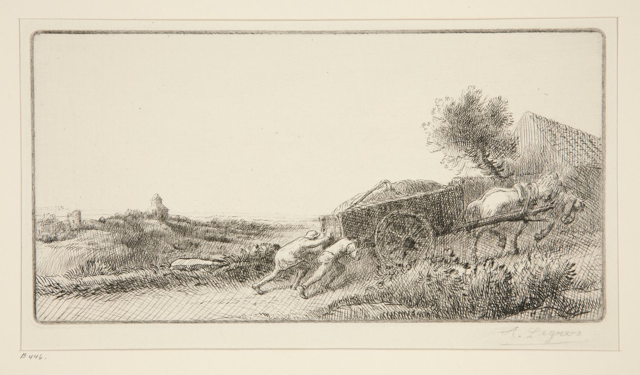 Trayendo el heno de Alphonse Legros