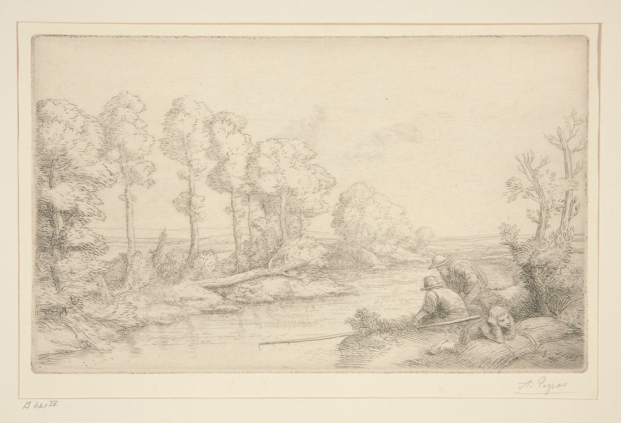 Descanso junto al río de Alphonse Legros