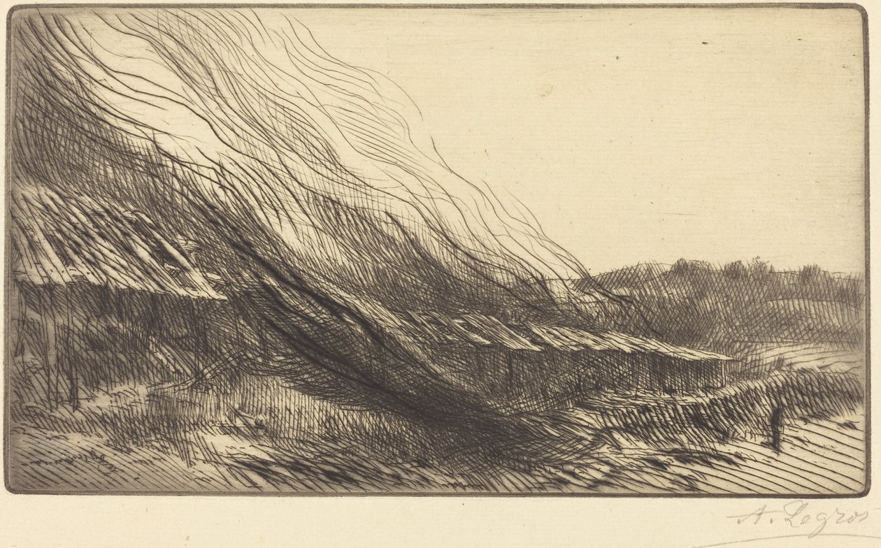 Astilleros de cuerdas (Les corderies) de Alphonse Legros