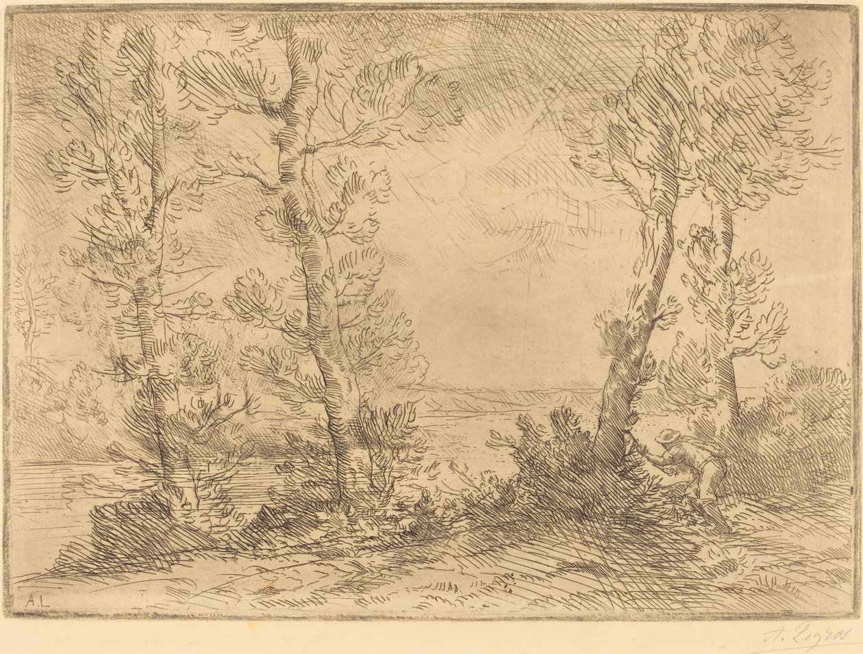 El pescador de salmón de Alphonse Legros