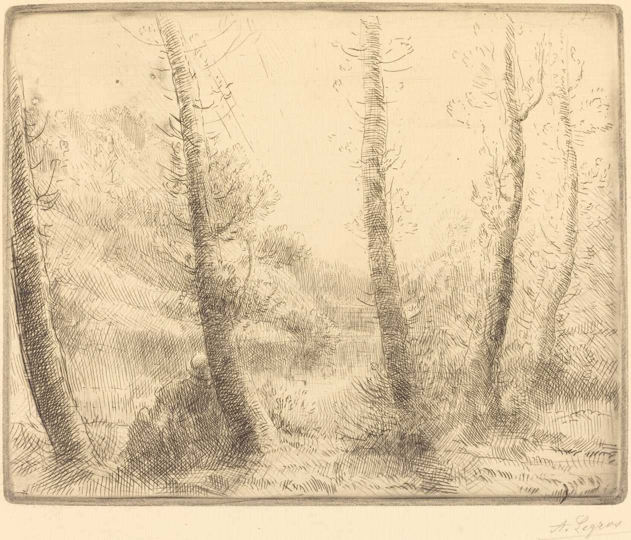 Pequeño lago de Alphonse Legros