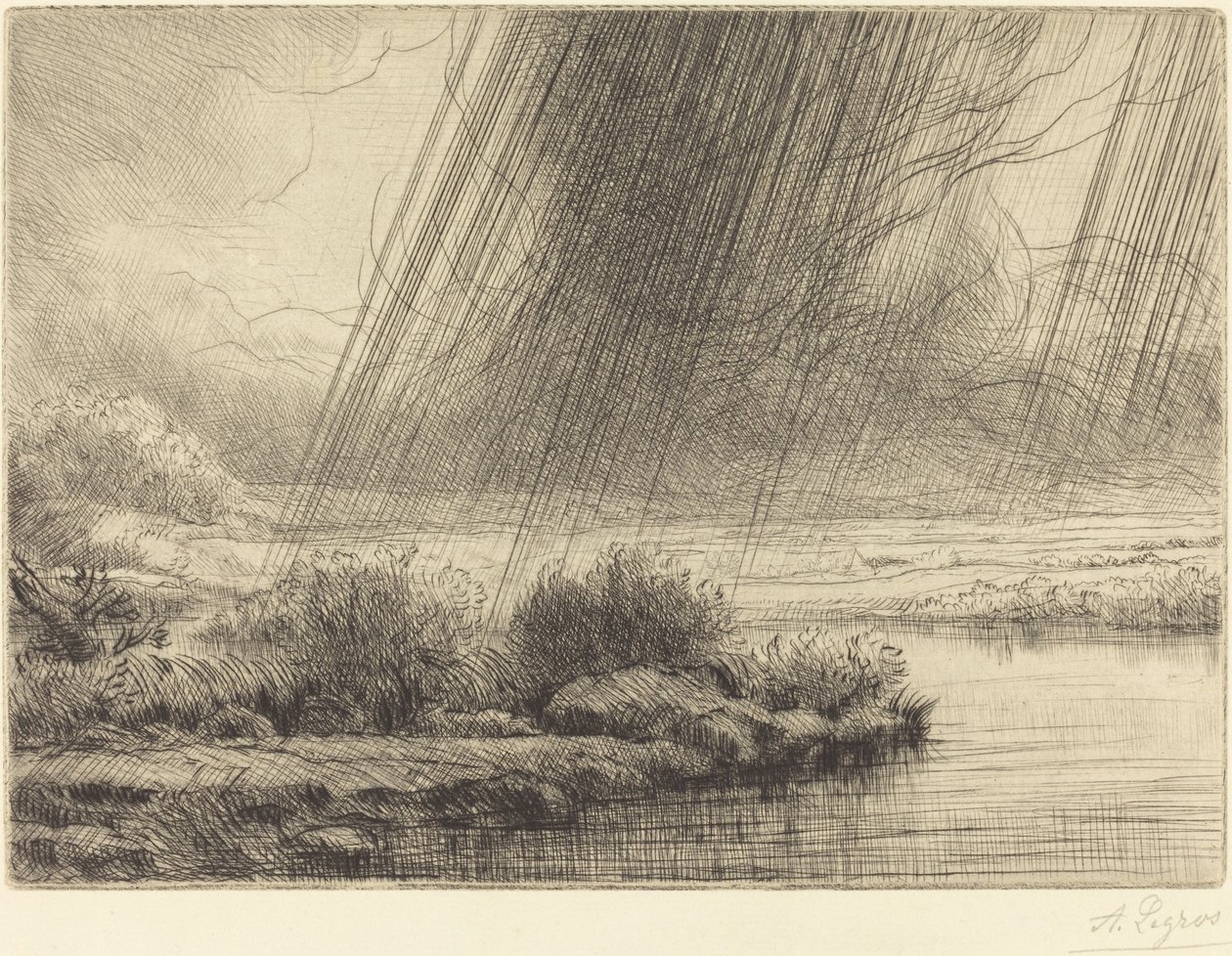 Tormenta (Un orage) de Alphonse Legros