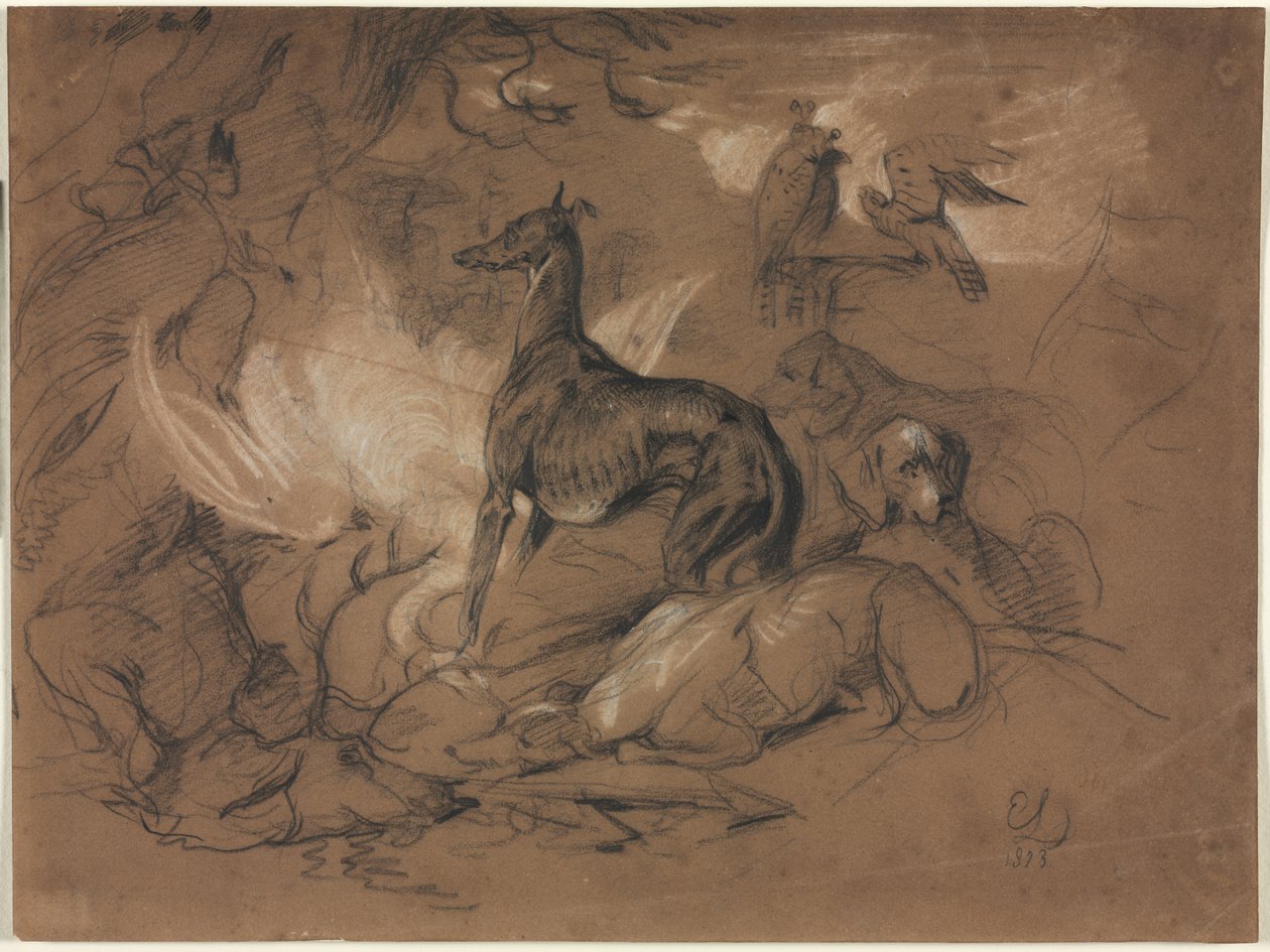 Estudios de Animales de Alphonse Legros