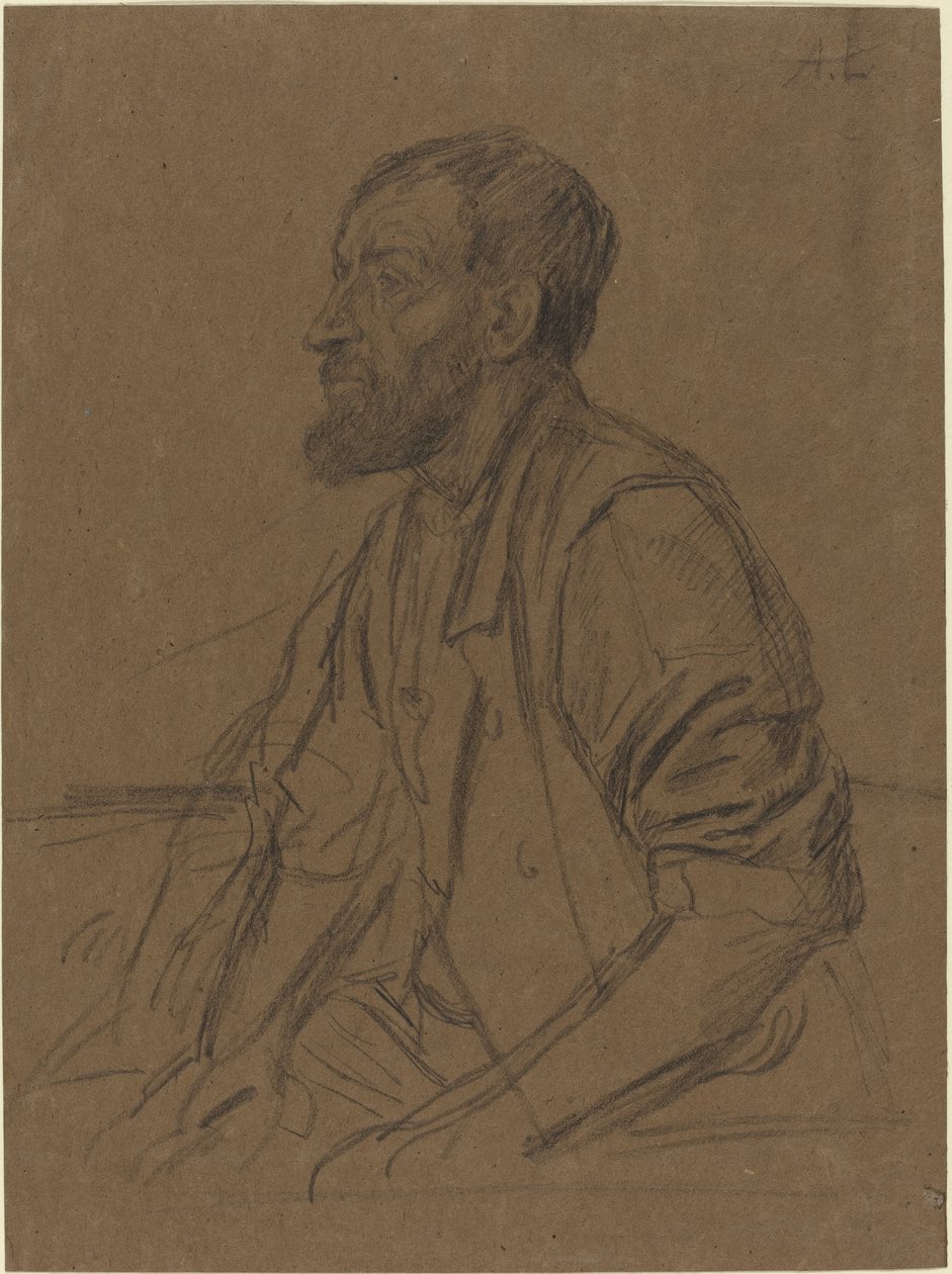 Estudio de un obrero de Alphonse Legros