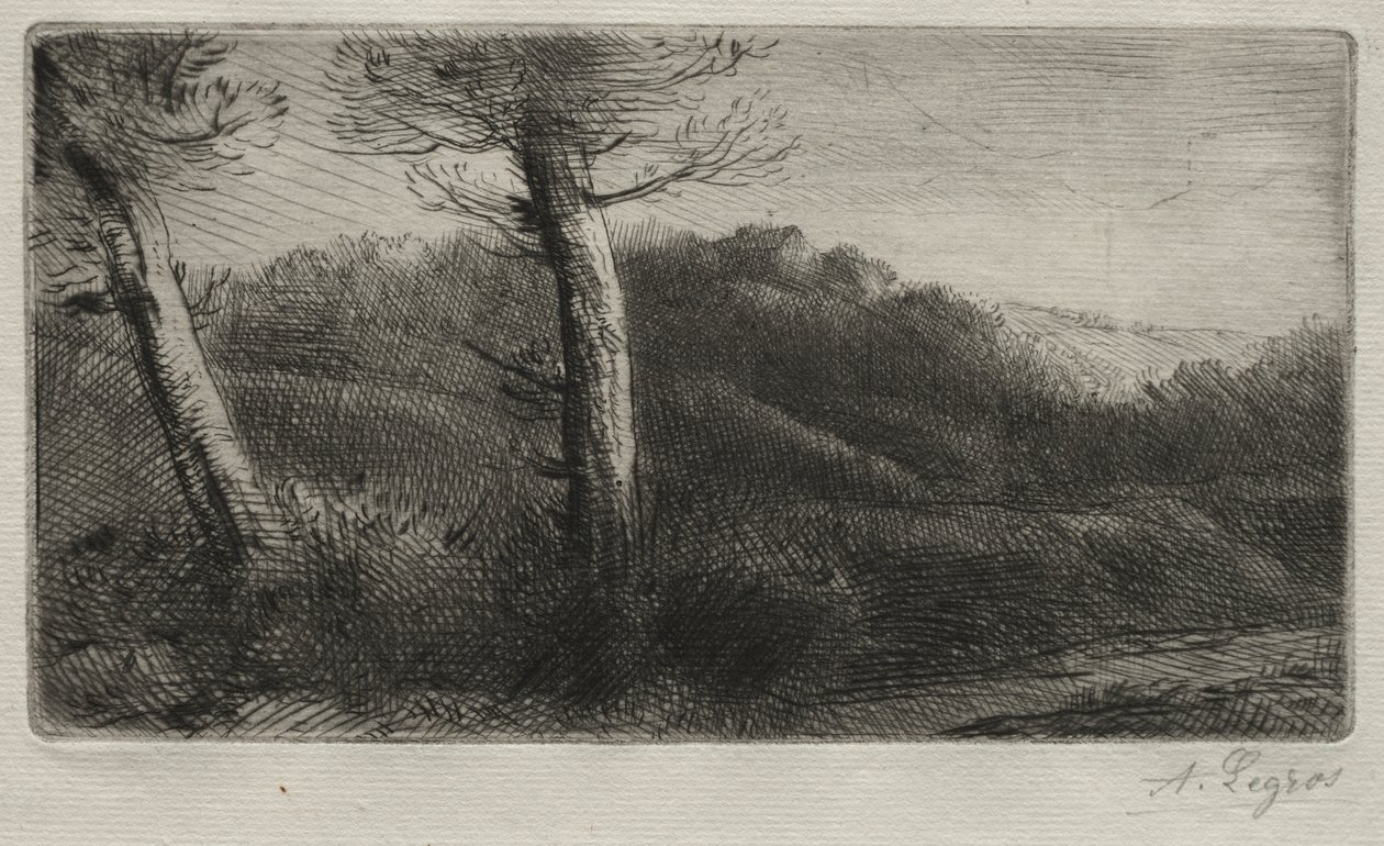 Atardecer de Alphonse Legros