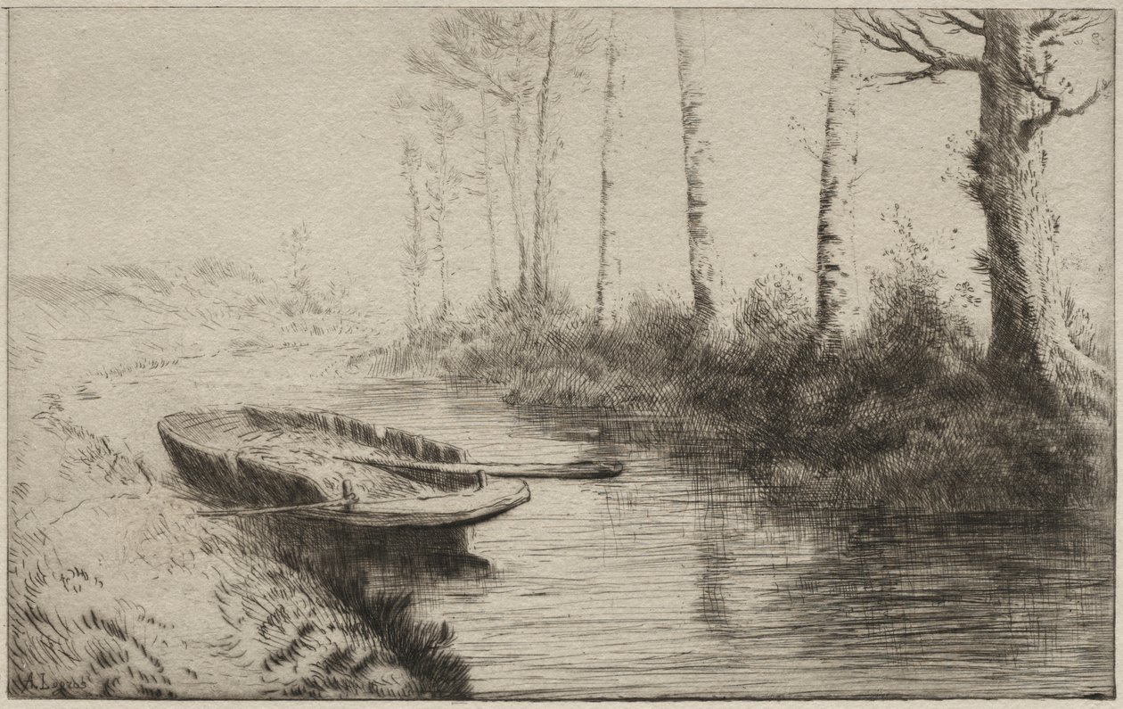 El canal, mañana de Alphonse Legros