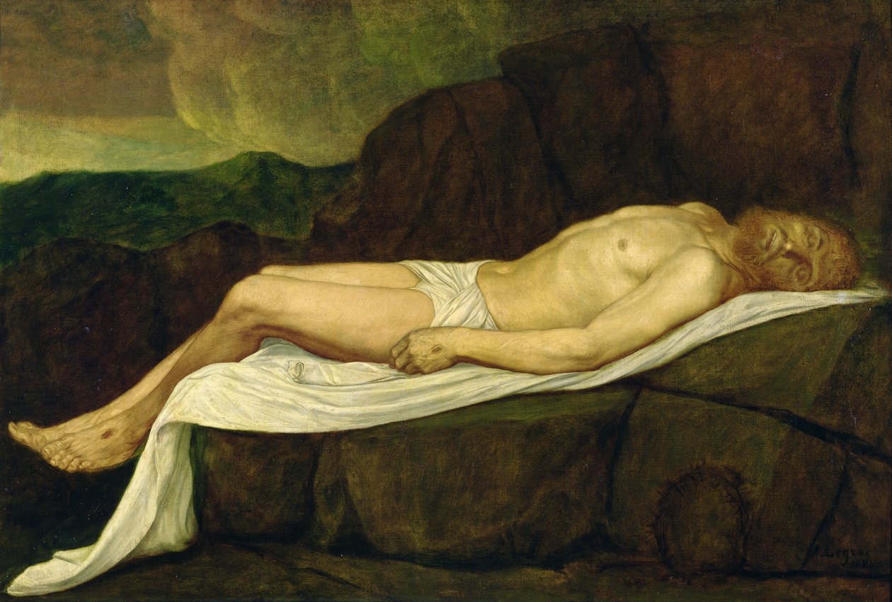 El Cristo muerto de Alphonse Legros