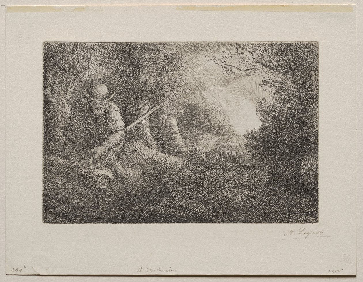 El jardinero de Alphonse Legros