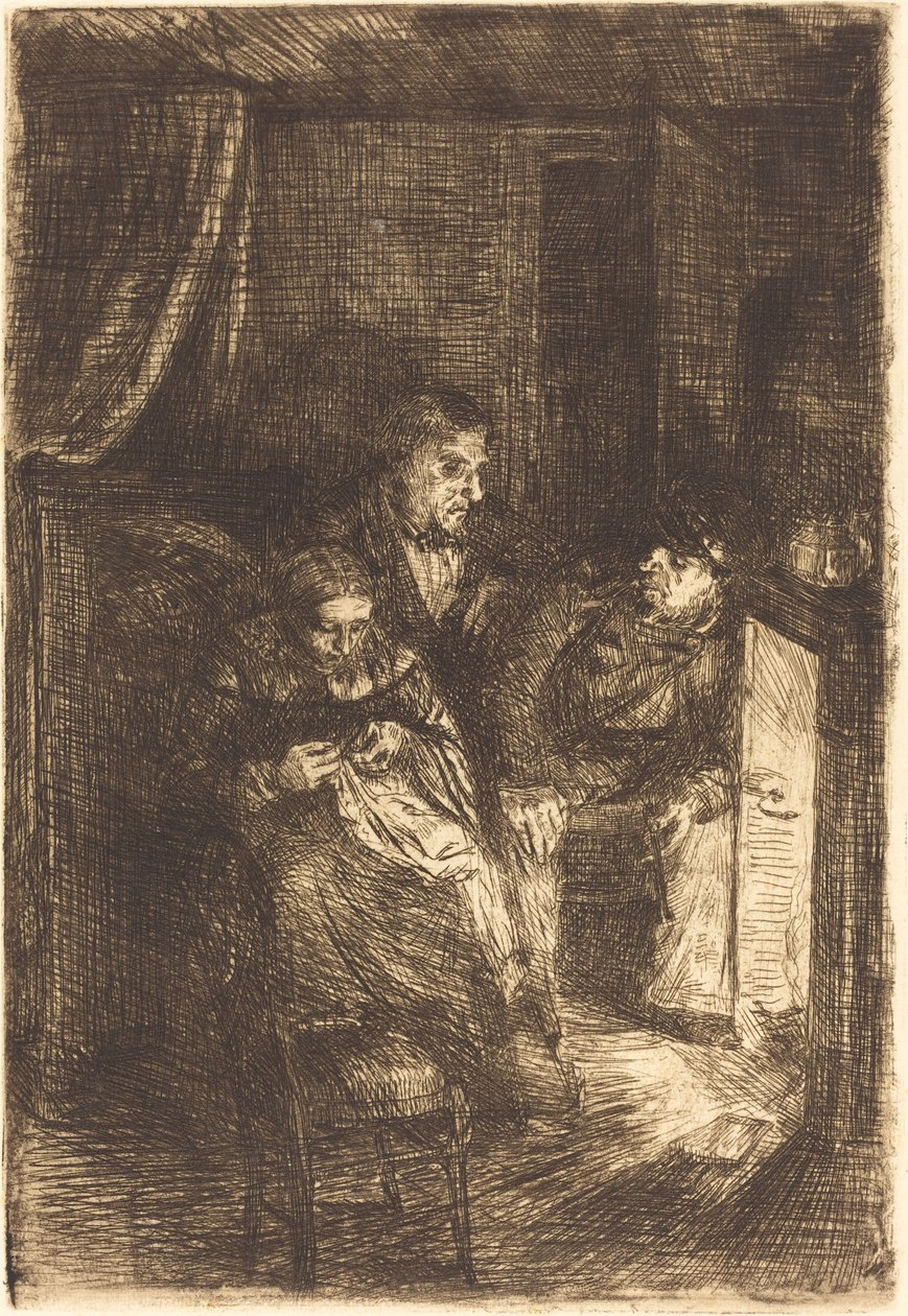 El Hogar (Le foyer) de Alphonse Legros