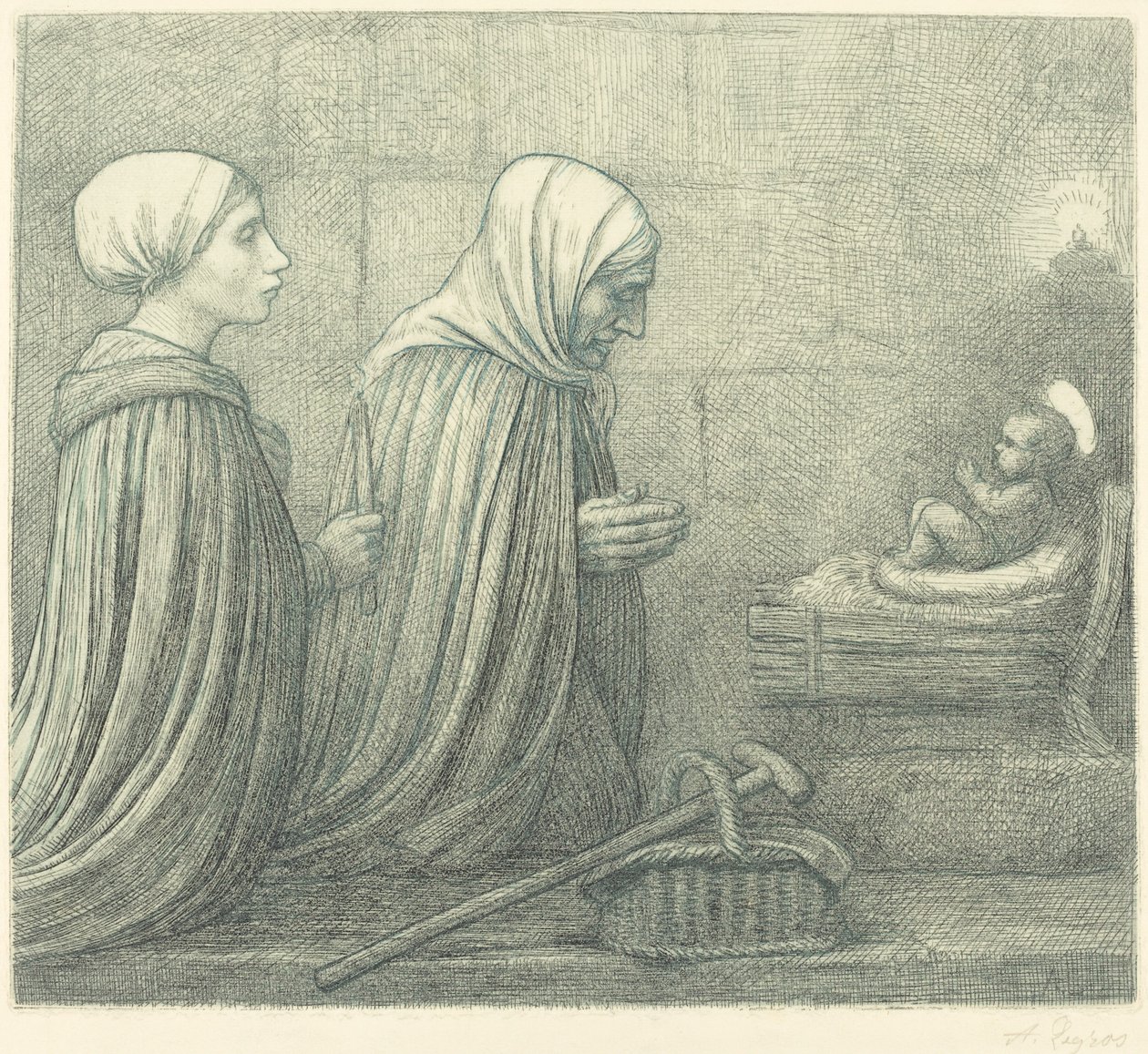 El pesebre (La creche) de Alphonse Legros