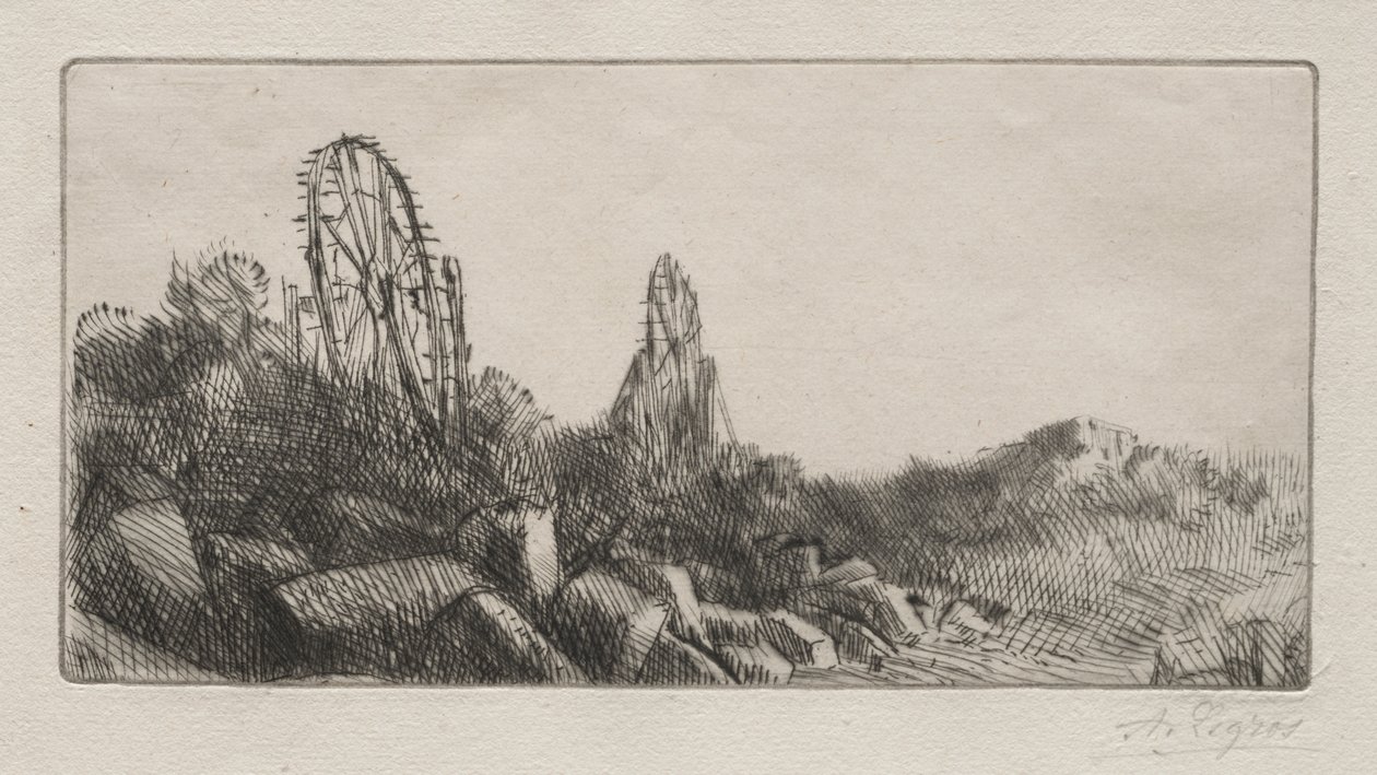 Las antiguas canteras de piedra de Montrouge de Alphonse Legros