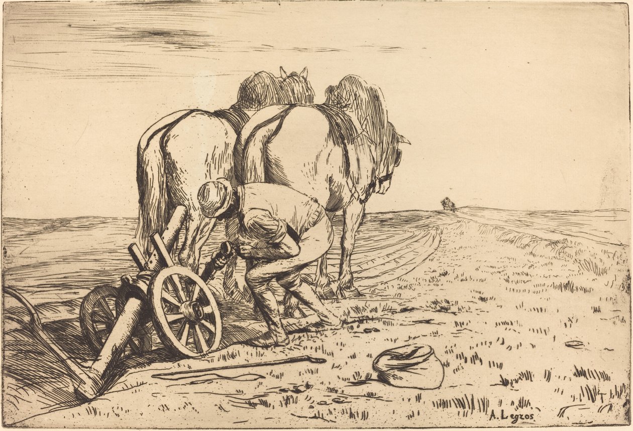 El arado de Alphonse Legros