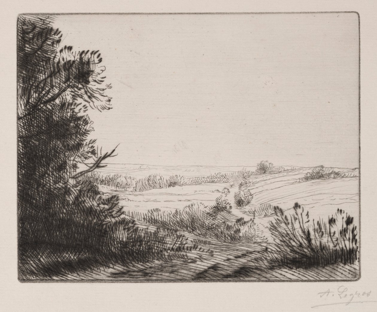 El camino a Horville de Alphonse Legros