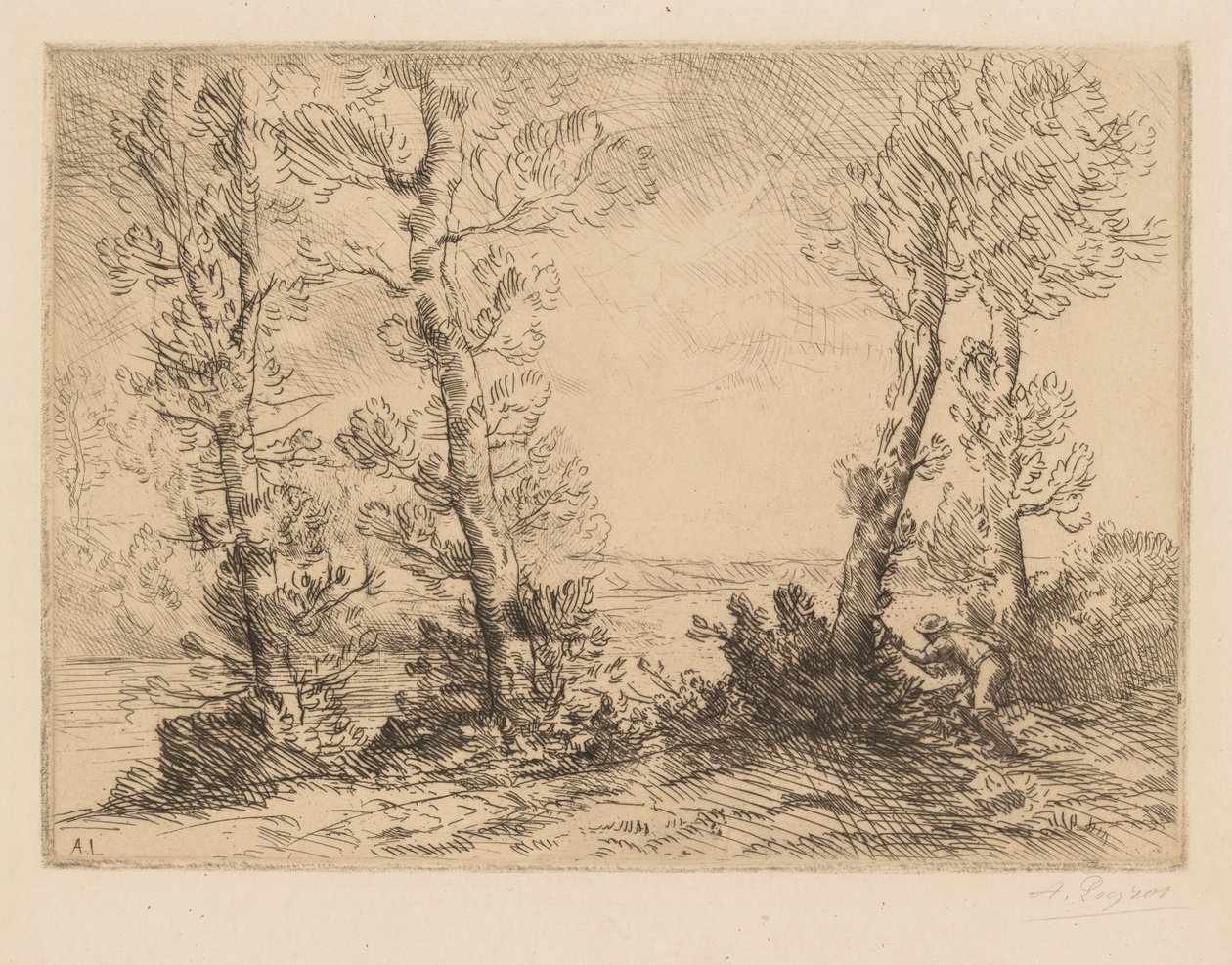 El pescador de salmones de Alphonse Legros